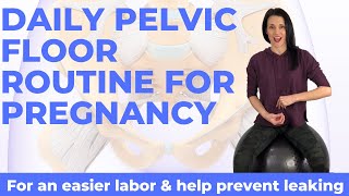 Pelvic Floor Exercises For Pregnant Women [upl. by Yrrek940]