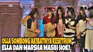 Ngakak Olla JKT48 sombong akibatnya kesetrum Ella dan Marsha masih hoki [upl. by Vyse]