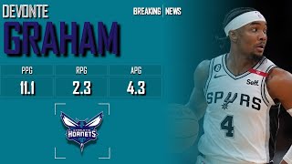 CHARLOTTE HORNETS Devonte Graham ᴴᴰ [upl. by Rube]