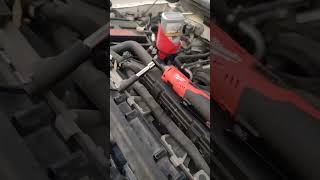 Oil change on an f150 fordf150 lariat oilchange automobile milwaukeevalvoline [upl. by Ablem]