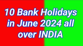 Bank holidays in June 2024  Bank holiday [upl. by Dnalsor]