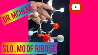 Slo mo of Ribose molecule  DrMchem [upl. by Ysle]