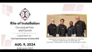 Installation of the new conventual prior of the U S Crosiers [upl. by Atsirhcal39]