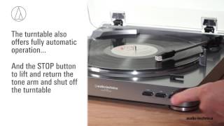 ATLP60 Overview  Fully Automatic BeltDrive Stereo Turntable [upl. by Shanan534]