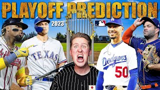 2023 MLB Playoff Predictions World Series Awards and More [upl. by Enovahs129]