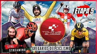 🔴EN VIVO Etapa 5 MONTAÑA 🔥TOUR DE SUIZA  CARAPAZ EGAN BERNAL DEL TORO RUBIO cycling [upl. by Polk]