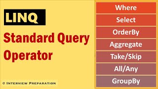 Standard Query Operators in Linq interview [upl. by Viviyan119]