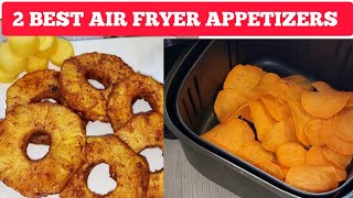 2 EASY AIR FRYER APPETIZERS RECIPES  SNACKS  DESSERTS TO MAKE AT HOME [upl. by Egiaf]