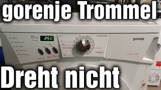 Gorenje Wäschetrockner  Trommel dreht nicht anlaufkondensator defekt [upl. by Eissen]