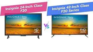 📺 INSIGNIA 24quot vs 42quot Smart TV Comparison 🔥 [upl. by Ricardo]