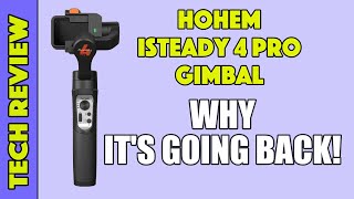 Hohem ISteady Pro 4  Issues Problems [upl. by Aerdnas]