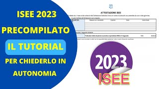 ISEE 2023  IL TUTORIAL per chiederlo in autonomia [upl. by Tahp]