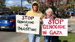 30 Months of Weekly Vigils for Palestine  Brunswick Maine [upl. by Rachelle556]