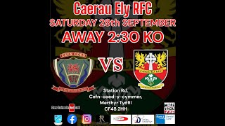 Cefn Coed RFC Vs Caerau Ely RFC [upl. by Sherilyn757]