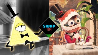 BILL CIPHER amp CAINE VOICE SWAP  Gravity FallsThe Amazing Digital Circus [upl. by Oknuj]