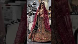 BEAUTIFUL BRIDAL LEHENGA 💞 wedding celebrity lehenga song shorts viralvideo [upl. by Asiralc]