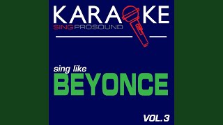 Listen In the Style of Beyonce Karaoke with Background Vocal [upl. by Jayson84]