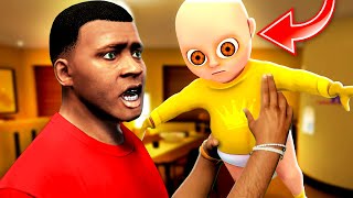 24 Stunden auf the BABY in YELLOW aufpassen in GTA 5👶😈 [upl. by Therron]