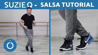 Basic SALSA STEPS  Suzie Q for Beginners [upl. by Ellata]