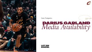 Cavs vs Nets Post Game Darius Garland [upl. by Aynotal]