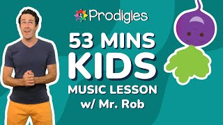 Learn Music Singing amp Rhythm  Mr Rob Compilation for Kids  Solfege Rhythm Colors Notes [upl. by Kelbee]