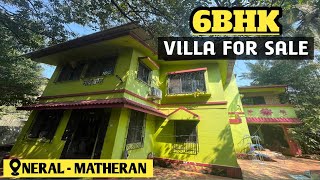 6BHK VILLA 🏡BUNGLOW FOR SALE 🔥mumbai bunglow villa sale neral realestate property home [upl. by Nehpets155]