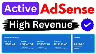 AdSense Active Dashboard New Method 2024  Google AdSense Approval In 24 Hour  The Banned [upl. by Ystap]