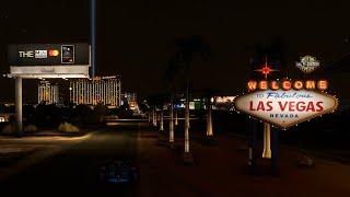 Night Driving in Las Vegas USA  iniRacing iniR24  MSFS [upl. by Ialocin]