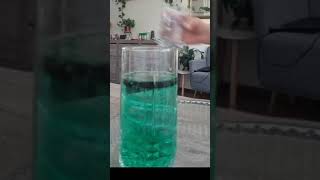 keşfet wasserexperiment wasser experiment🌈💦 [upl. by Anuahsar700]