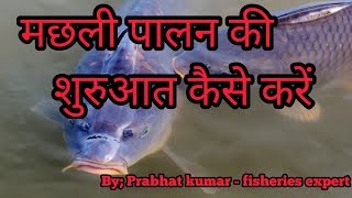 मछली पालन कैसे किया जाता है ।। machli palan ka tarika ।। [upl. by Clippard]