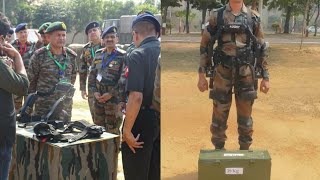 Upper body Exoskeleton demonstration for Indian Army  Designed by GenElek amp IIT Delhi [upl. by Tripp]