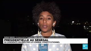 Présidentielle au Sénégal  le conseil constitutionnel valide 20 candidats pour le 25 février [upl. by Llerej748]