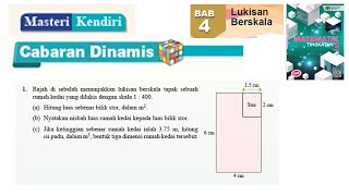 KSSM Matematik Tingkatan 3 Bab 4 lukisan berskala masteri kendiri no 1 cabaran dinamis buku teks [upl. by Trovillion]