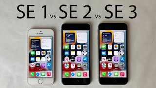 iPhone SE 3 vs SE 2 vs SE 1 Speed Test [upl. by Eiramlatsyrk254]