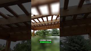 Transform Your Outdoor Space with Waterproof Pergola Cover [upl. by Emrich127]