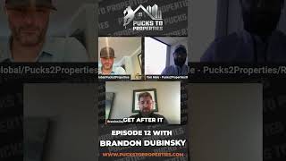 Brandon Dubinsky  Building a second career through real estate hockey realestate podcast [upl. by Anirrak]