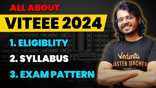 All About VITEEE Exam 2024  Admission Eligibility Exam Pattern Cutoff  Gaurav Sir vjme20 [upl. by Hume]