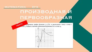 Производная и первообразная №8 ЕГЭ по профильной математике 2024 [upl. by Gail806]