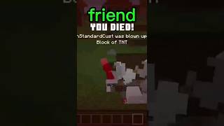 How to Revenge ur friend in Minecraft shortvideo minecraft gaming revenge [upl. by Norrahs]