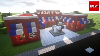 Pet shop in Minecraft 118 Tutorial build [upl. by Anhpad626]