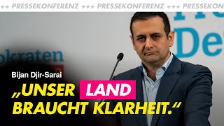 FDP Pressekonferenz mit Bijan DjirSarai [upl. by Mckinney]