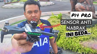 Drone P14 Pro  review dan tes terbang [upl. by Epuladaugairam]