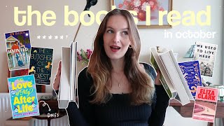 every book I read in october from WORST to BEST 🫣 october reading wrap up [upl. by Yuht898]