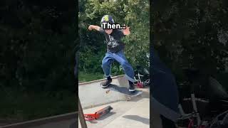 Then vs now😈 skate skateboarding skatepark viralshort viralshorts [upl. by Marietta372]