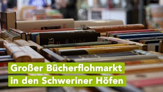 Schwerin Großer Bücherflohmarkt im Brunnenhof [upl. by Ahsiem]