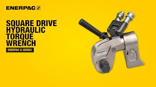 Square Drive Hydraulic Torque Wrench  Enerpac SSeries [upl. by Lenroc415]