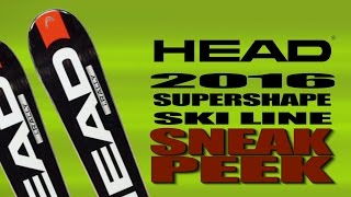 2016 HEAD Supershape Ski Line [upl. by Tnaryb]