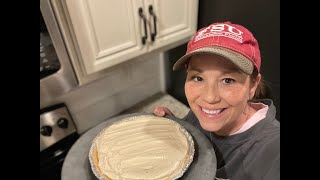 Moms Peanut Butter Pie  Quick and easy dessert recipe  Simple ingredients in peanut butter pie [upl. by Ihc]