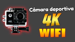 Cámara deportiva 4K WIFI 😎 [upl. by Mercorr]