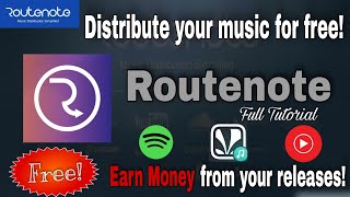 How to Distribute Music For Free  Routenote [upl. by Ocire]